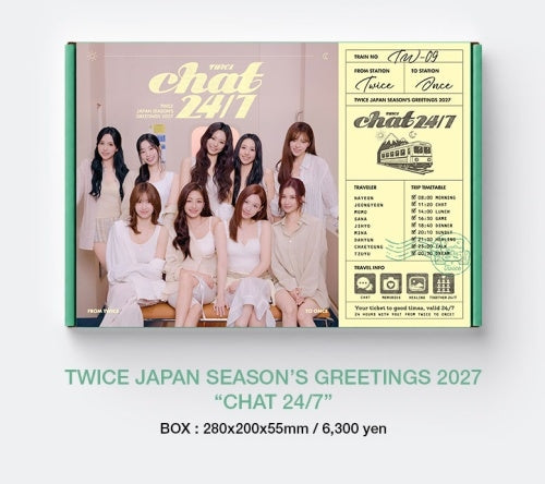 K-POP・アジア TWICE JAPAN SEASON'S GREETINGS TWICE - 2027 JP Season's Greetings [CHAT 24/7] - K PLACE