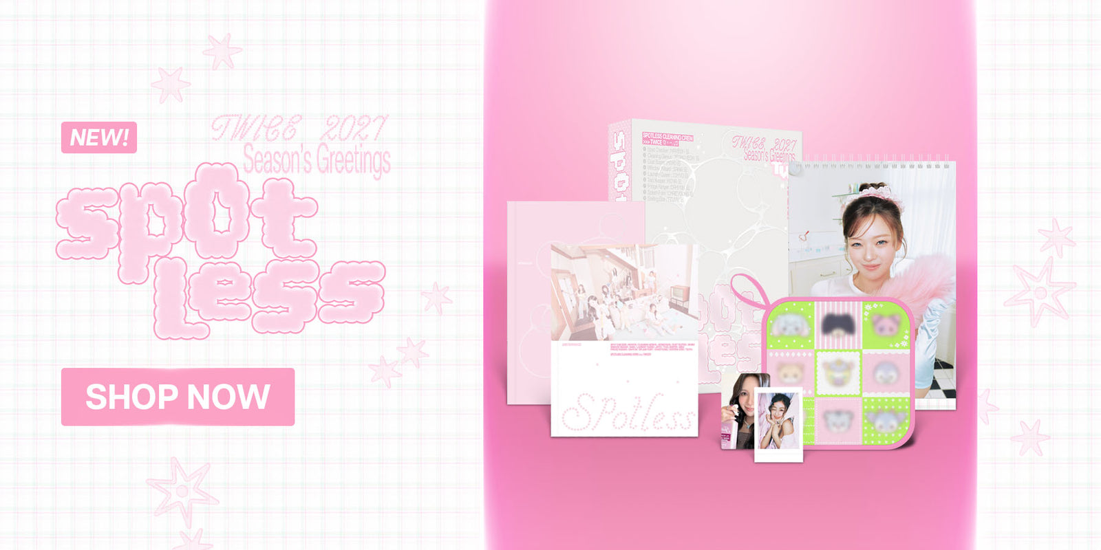 TWICE 2027 Seasons Greetings - Banner