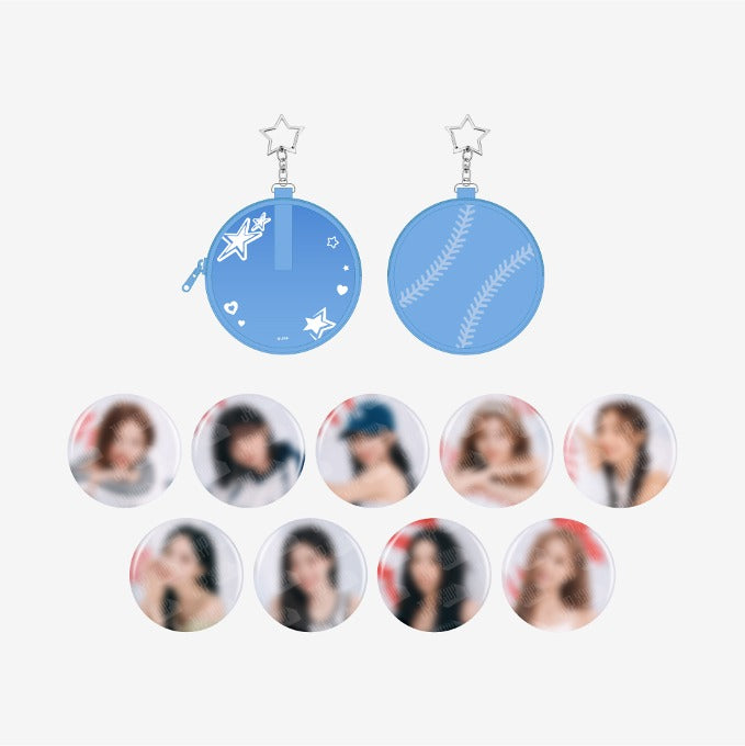 TWICE Can Badge Pouch Set 2024 Fanmeeting HOME 9ROUND Official MD - main image