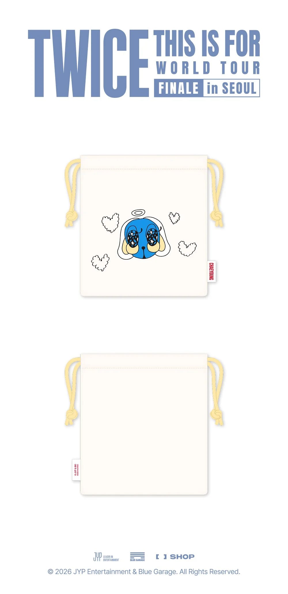TWICE - CHAEYOUNG String Pouch ['THIS IS FOR' World Tour Finale in