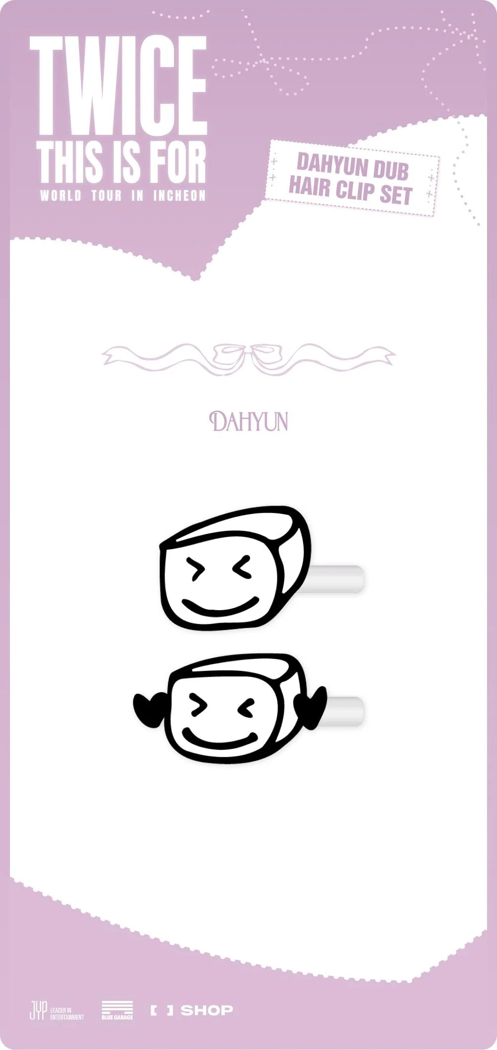 TWICE - DAHYUN Dub Hair Clip Set ['THIS IS FOR' World Tour in