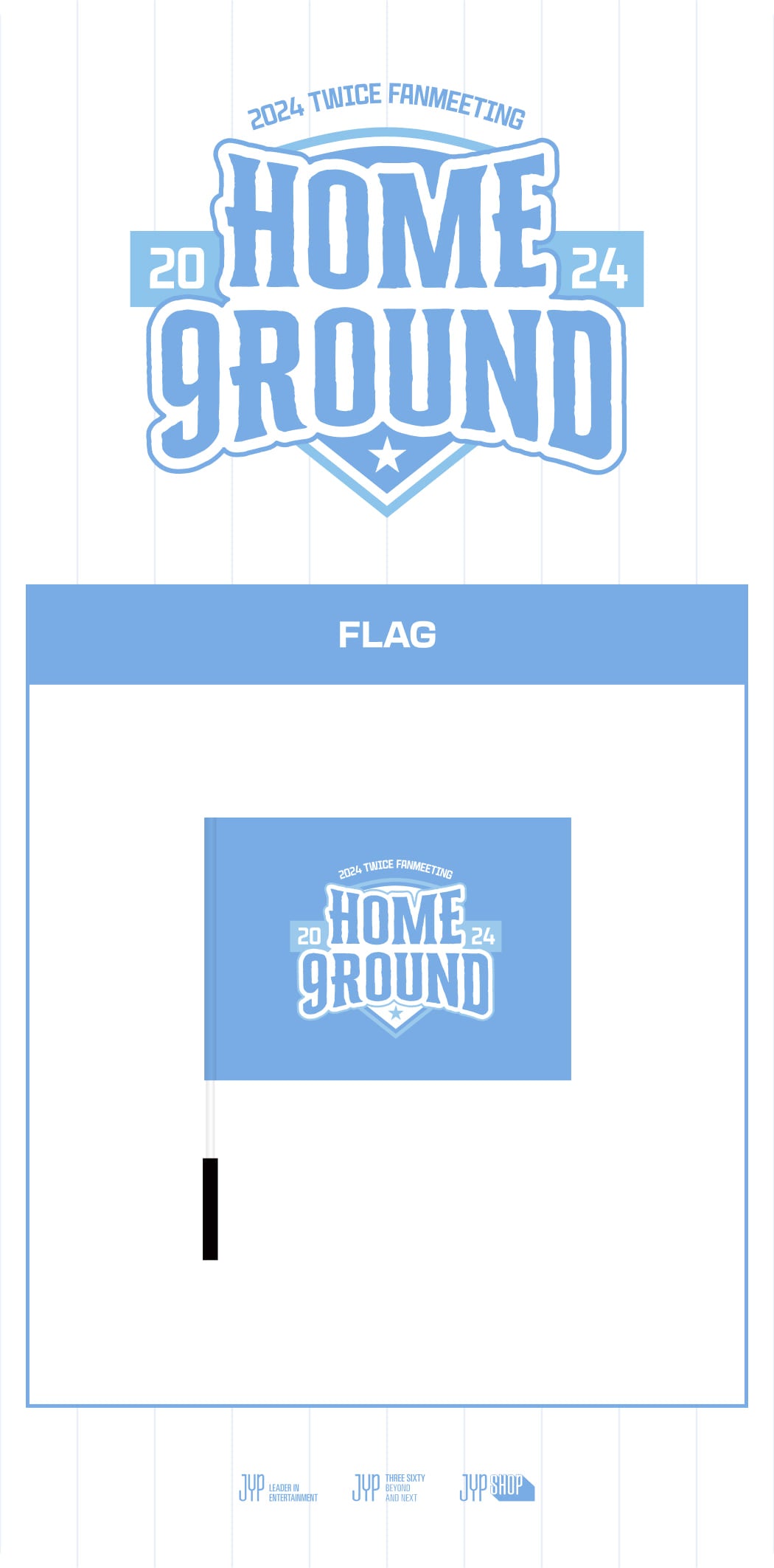 [PRE-ORDER] TWICE - Flag [2024 Fanmeeting 'HOME 9ROUND' Official MD]