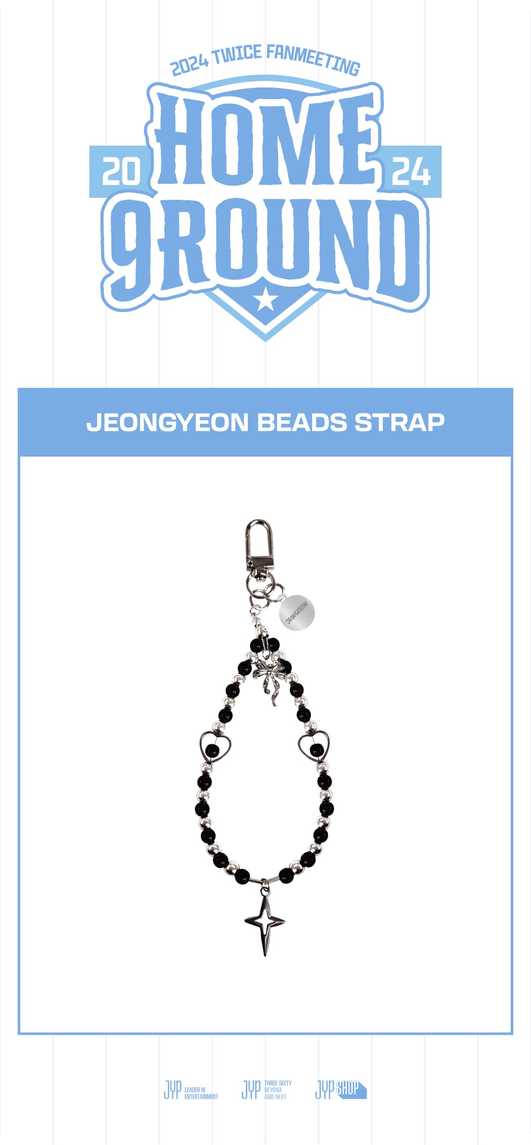 [PRE-ORDER] TWICE - JEONGYEON Beads Strap [2024 Fanmeeting 'HOME 9ROUND' Official MD]