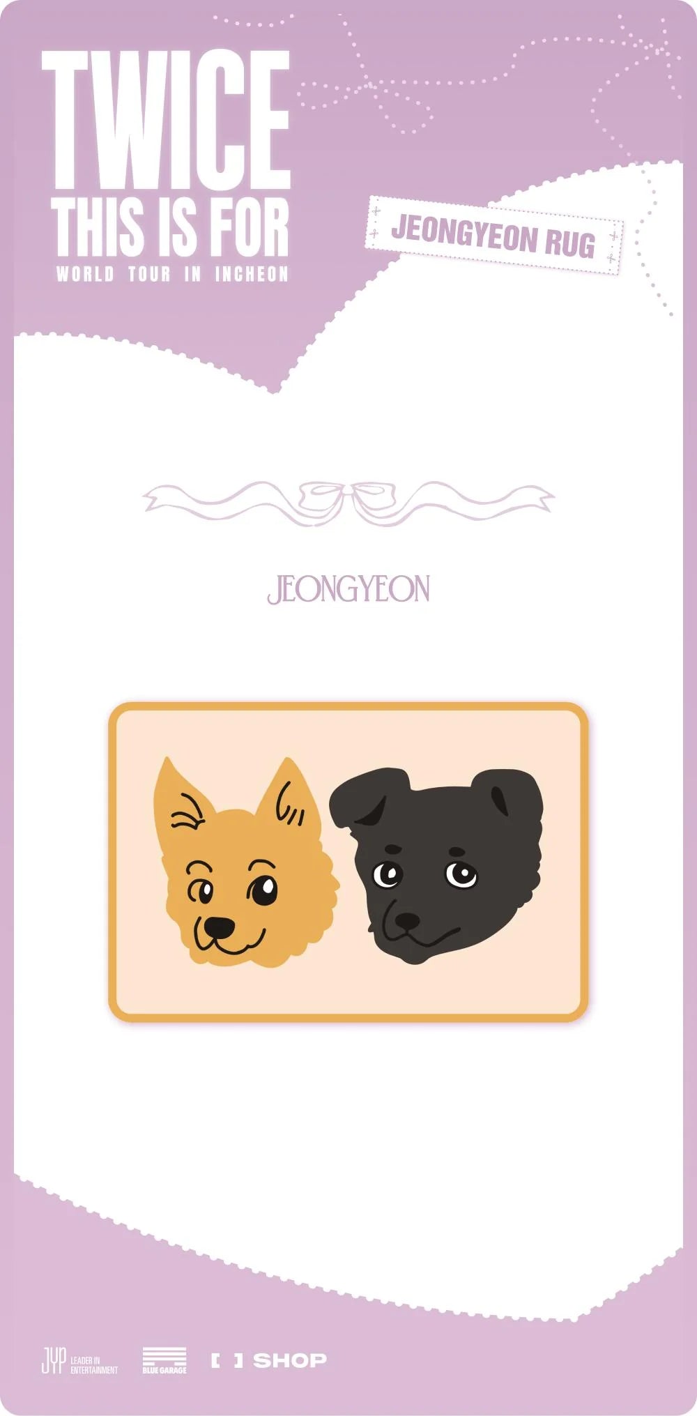 [PRE-ORDER] TWICE - JEONGYEON Rug ['THIS IS FOR' World Tour in Incheon Official MD]