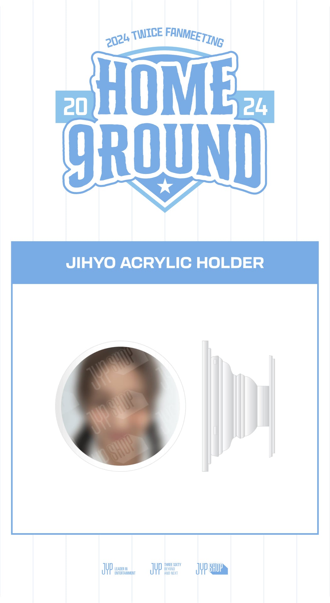 [PRE-ORDER] TWICE - JIHYO Acrylic Holder [2024 Fanmeeting 'HOME 9ROUND' Official MD]