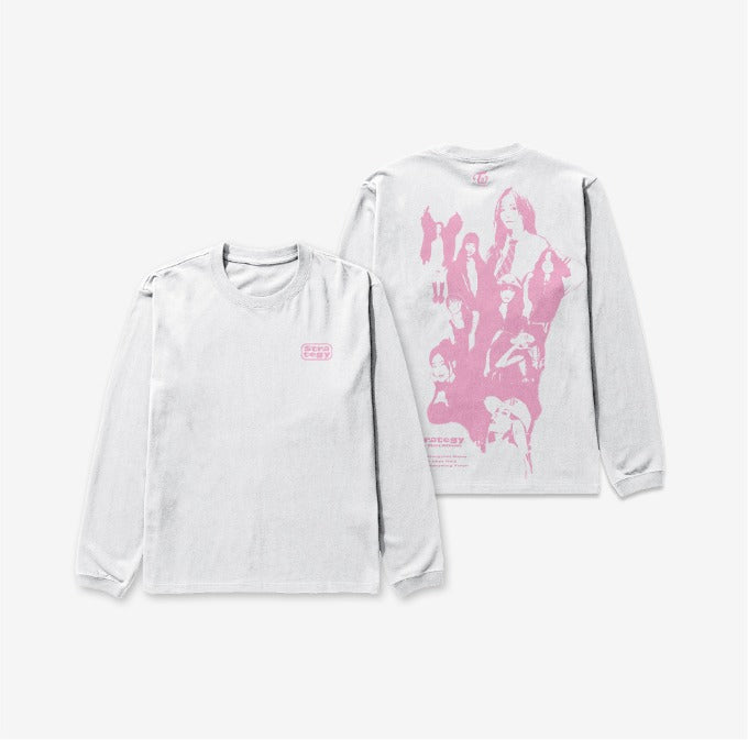 TWICE Long Sleeve T Shirt Portrait Ver STRATEGY POP UP in Seoul Official MD - main image