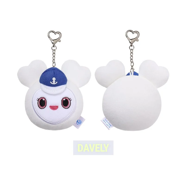 TWICE LOVELY Face Keyring Marine Ver THIS IS FOR World Tour Finale in Seoul Official MD DAVELY Ver - main image