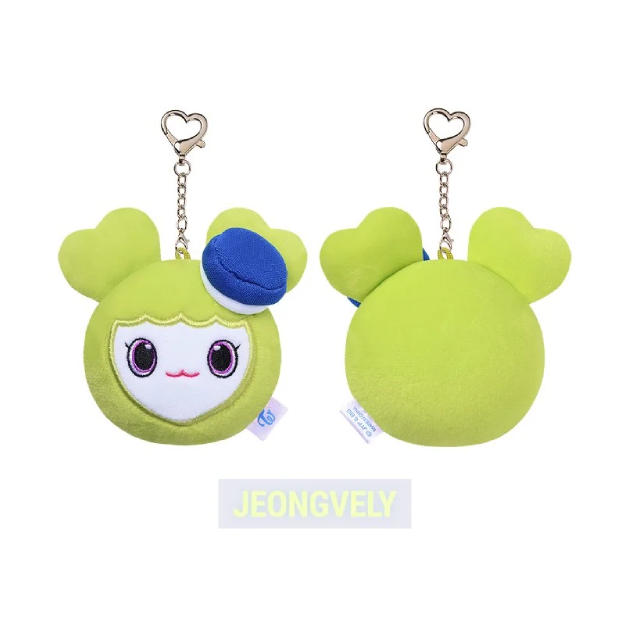 TWICE LOVELY Face Keyring Marine Ver THIS IS FOR World Tour Finale in Seoul Official MD JEONGVELY Ver - main image