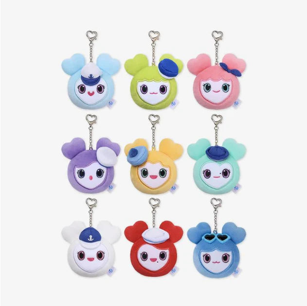 TWICE LOVELY Face Keyring Marine Ver THIS IS FOR World Tour Finale in Seoul Official MD - main image