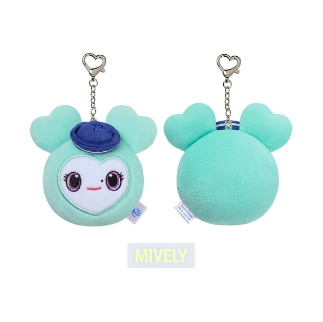 TWICE LOVELY Face Keyring Marine Ver THIS IS FOR World Tour Finale in Seoul Official MD MIVELY Ver - main image