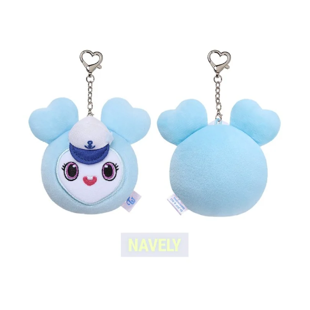 TWICE LOVELY Face Keyring Marine Ver THIS IS FOR World Tour Finale in Seoul Official MD NAVELY Ver - main image