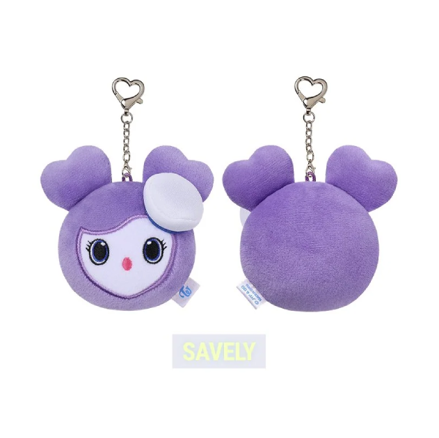 TWICE LOVELY Face Keyring Marine Ver THIS IS FOR World Tour Finale in Seoul Official MD SAVELY Ver - main image