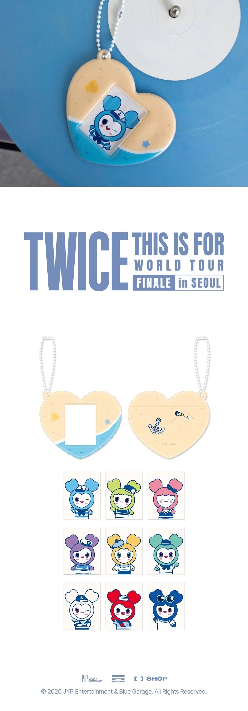 TWICE - LOVELY ID Photo Holder Set ['THIS IS FOR' World Tour