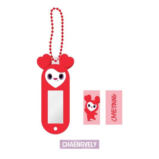 TWICE LOVELY Name Tag THIS IS FOR World Tour in Incheon Official MD - CHAENGVELY Version