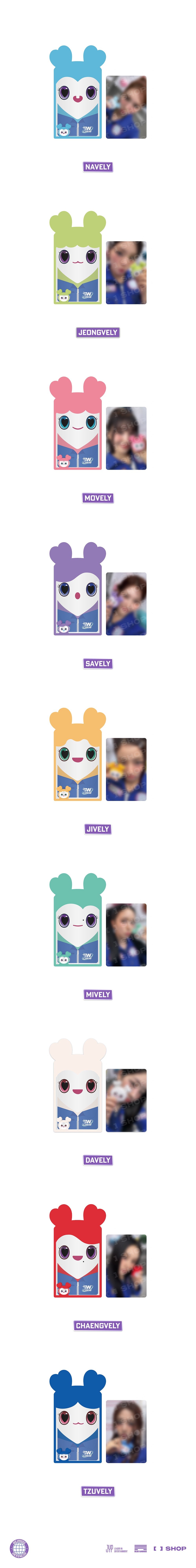 [PRE-ORDER] TWICE - LOVELY Photocard Sleeve [2025 Fanmeeting '10VE UNIVERSE' Official MD]