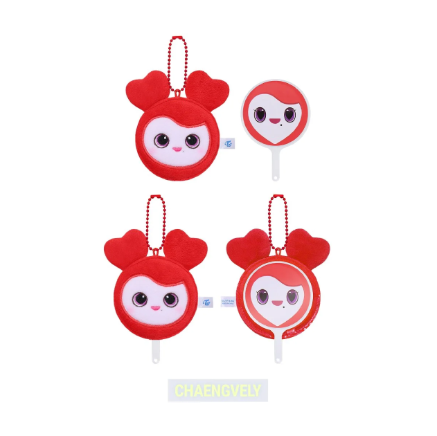 TWICE - LOVELY Plush Mini Picket Keyring ['THIS IS FOR' World Tour TWICE - LOVELY Plush Mini Picket Keyring ['THIS IS FOR' World Tour