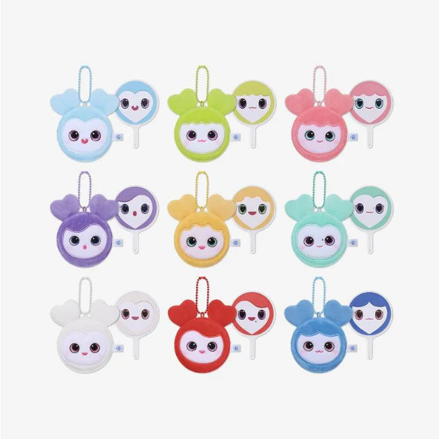 TWICE LOVELY Plush Mini Picket Keyring THIS IS FOR World Tour Finale in Seoul Official MD - main image
