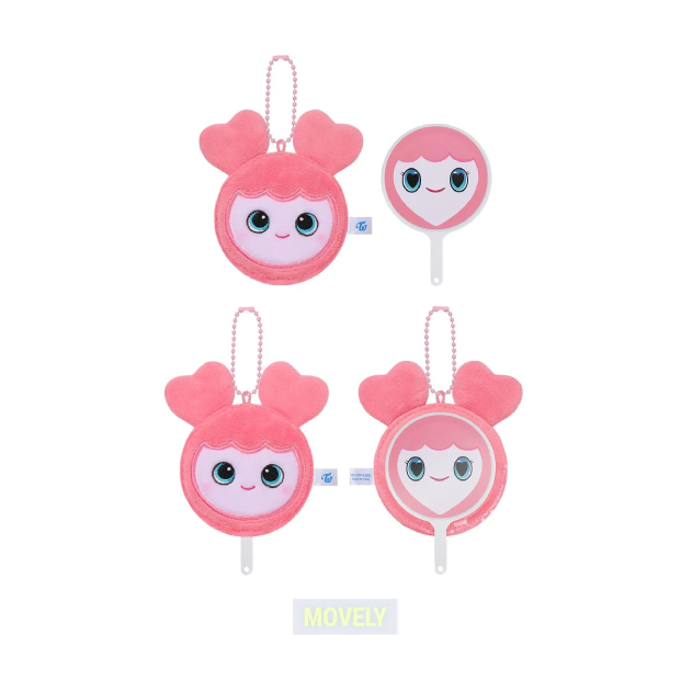 TWICE LOVELY Plush Mini Picket Keyring THIS IS FOR World Tour Finale in Seoul Official MD MOVELY Ver - main image
