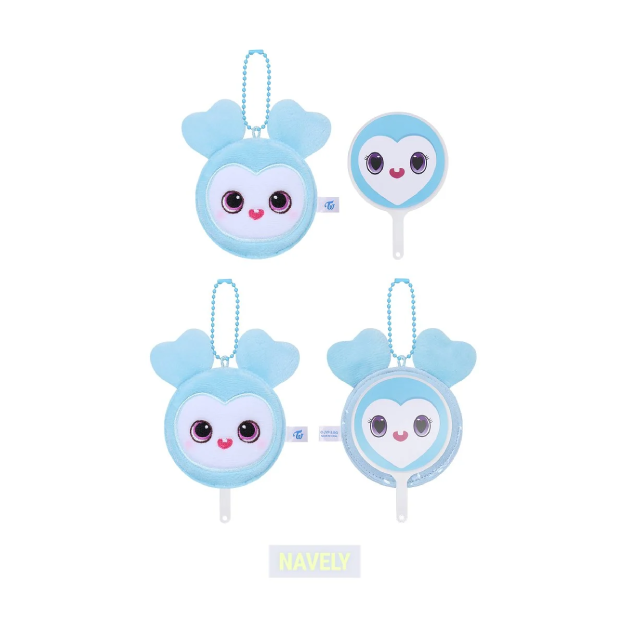 TWICE LOVELY Plush Mini Picket Keyring THIS IS FOR World Tour Finale in Seoul Official MD NAVELY Ver - main image