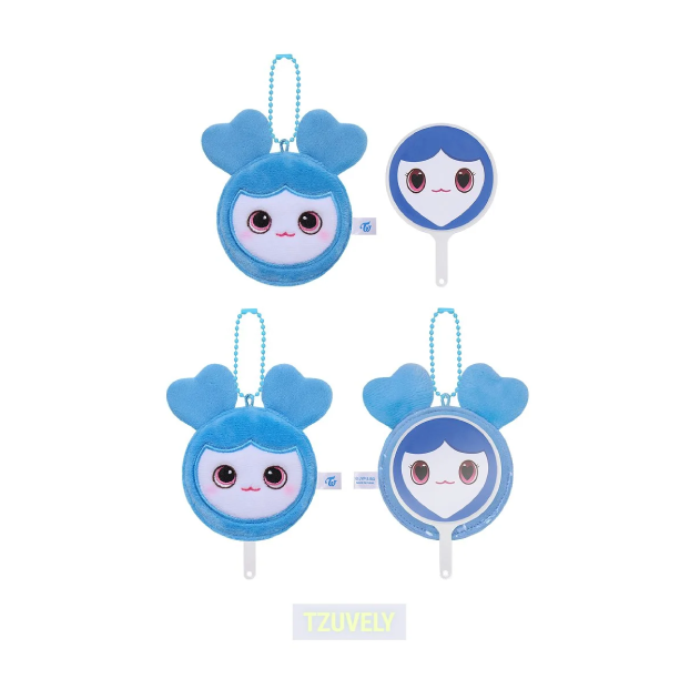 TWICE - LOVELY Plush Mini Picket Keyring ['THIS IS FOR' World Tour TWICE - LOVELY Plush Mini Picket Keyring ['THIS IS FOR' World Tour