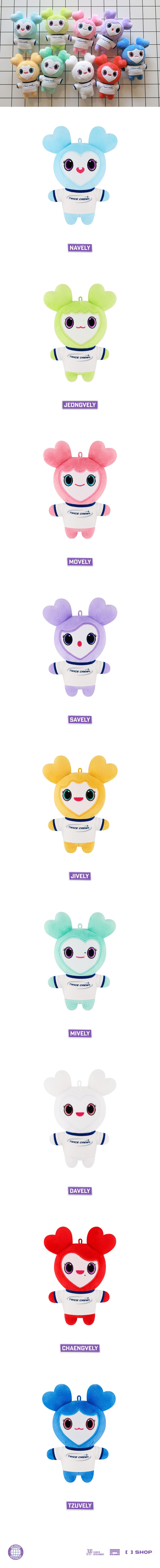 [PRE-ORDER] TWICE - LOVELY Plush Original Ver. [2025 Fanmeeting '10VE UNIVERSE' Official MD]