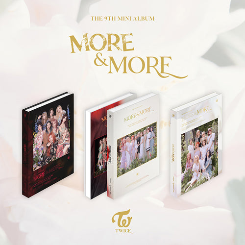 TWICE MORE &amp; MORE 9th Mini Album - 3 variations cover and packaging image