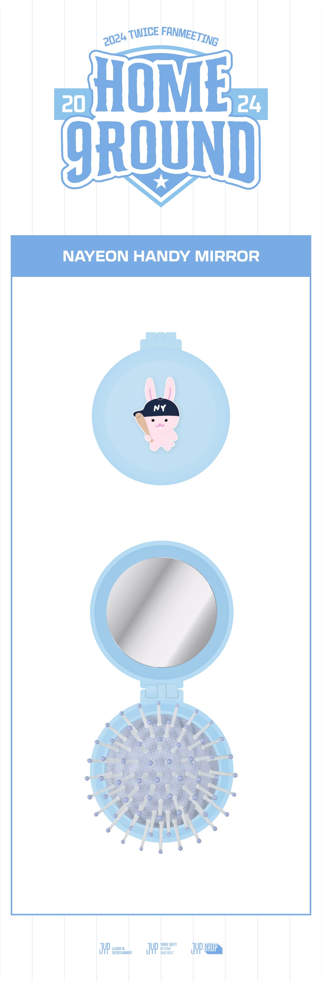 [PRE-ORDER] TWICE - NAYEON Handy Mirror [2024 Fanmeeting 'HOME 9ROUND' Official MD]