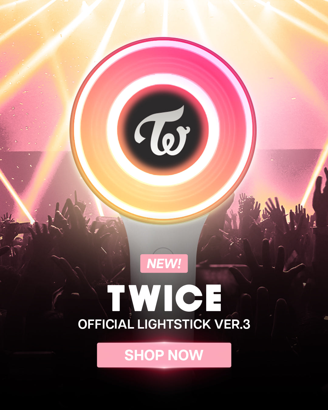 TWICE Official Light Stick Ver 3 - Mobile Banner