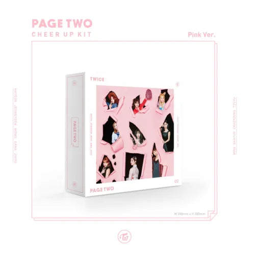 TWICE PAGE TWO サイン入りアルバム 非売品（ピンク） TWICE - PAGE TWO [2nd Mini Album] - K PLACE