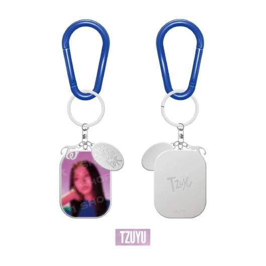 TWICE Photo Metal Keyring THIS IS FOR World Tour in Incheon Official MD - TZUYU Version