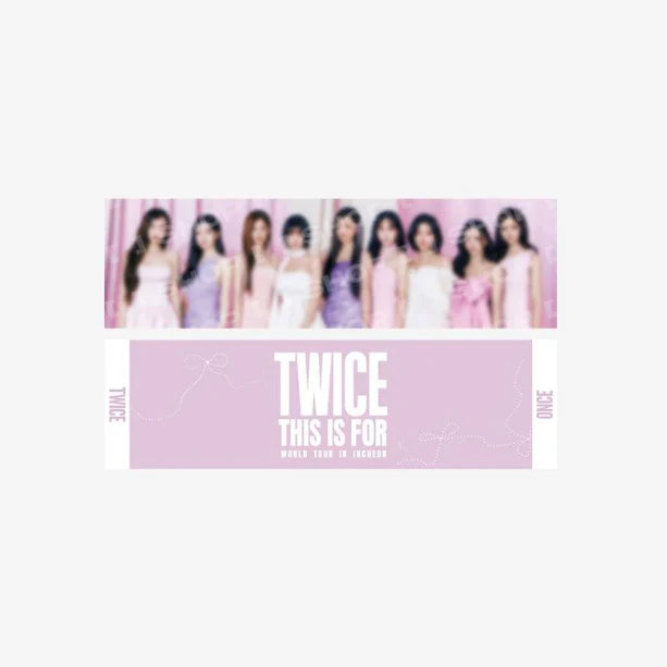 TWICE Photo Slogan THIS IS FOR World Tour in Incheon Official MD - main image