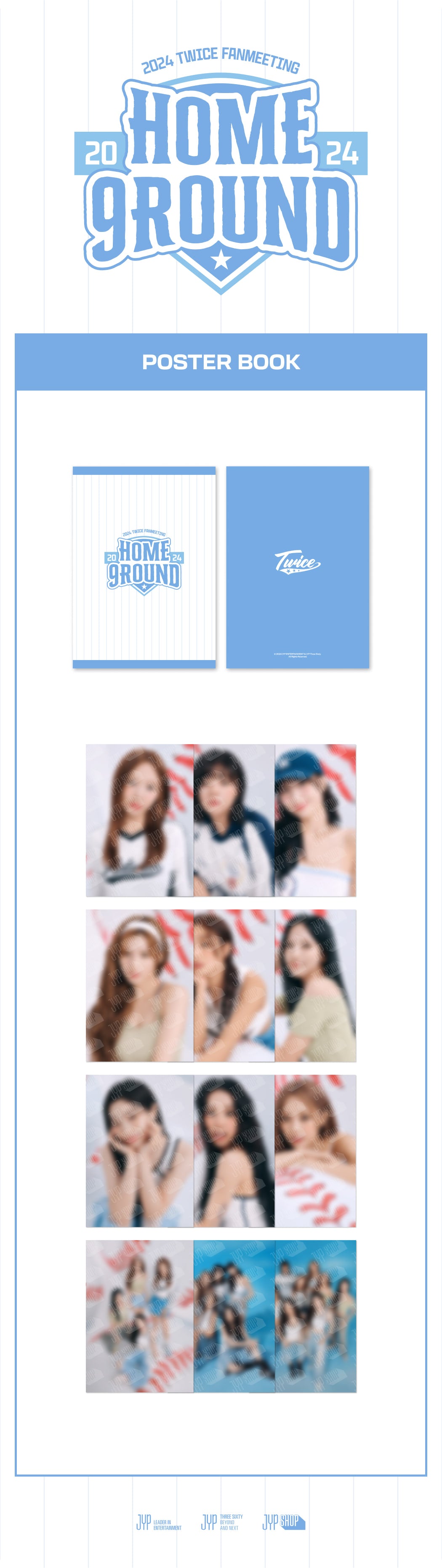 [PRE-ORDER] TWICE - Poster Book [2024 Fanmeeting 'HOME 9ROUND' Official MD]