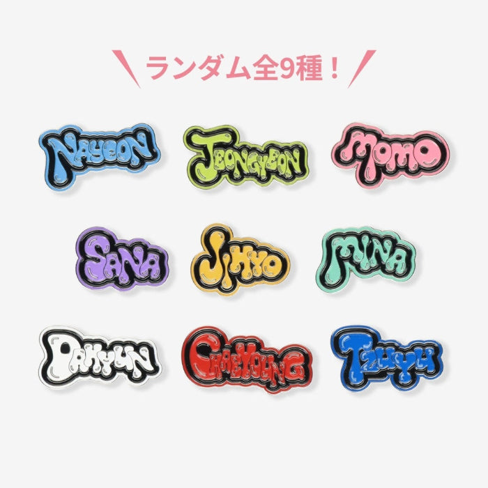 TWICE Random Pin Badge THIS IS FOR World Tour in Japan Official MD - main image