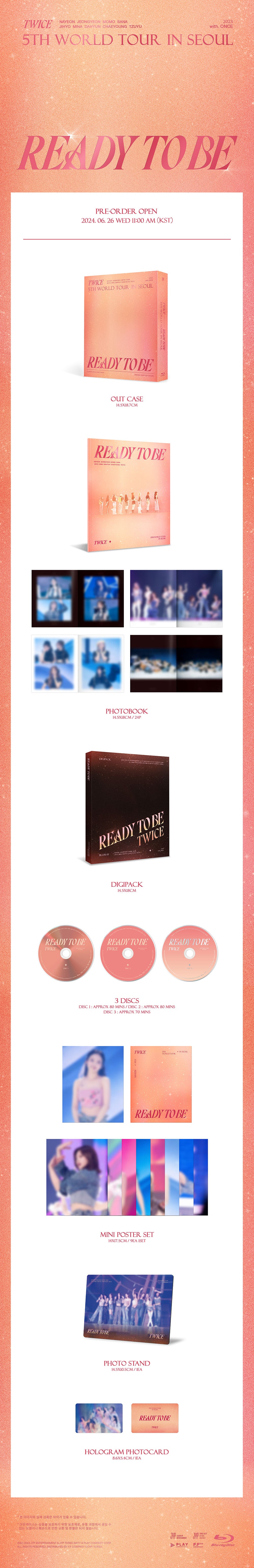 TWICE - READY TO BE [5th World Tour in Seoul - Blu-ray]