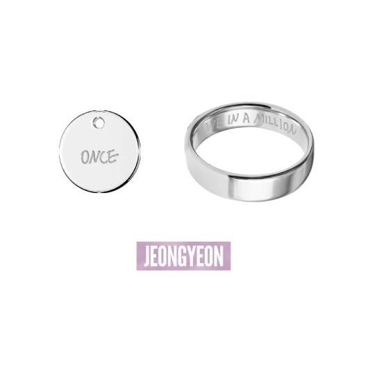 TWICE Ring Necklace Set THIS IS FOR World Tour in Incheon Official MD - JEONGYEON Version