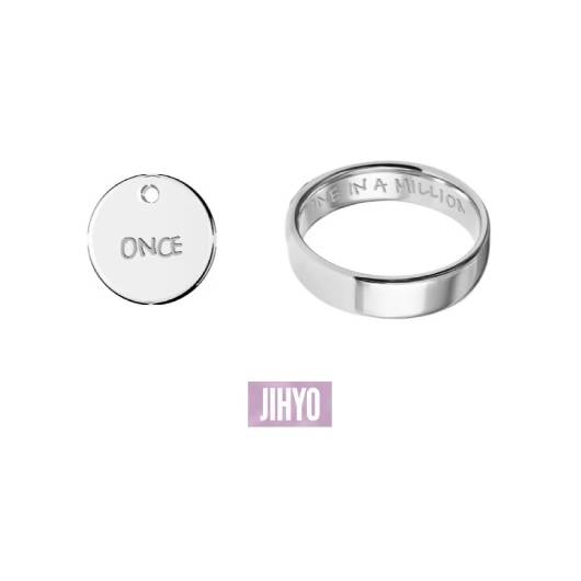[HAESOOL] TWICEジヒョ着用☆925 Silver☆NE016 Necklace TWICE - Ring Necklace Set ['THIS IS FOR' World Tour in