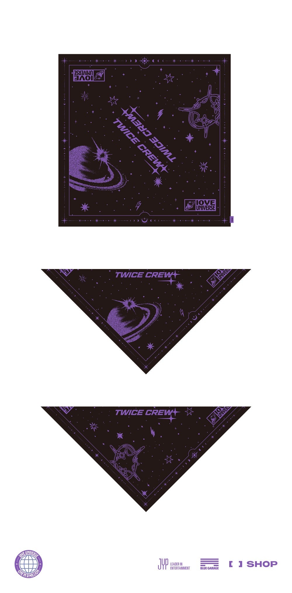 [PRE-ORDER] TWICE - Scarf [2025 Fanmeeting '10VE UNIVERSE' Official MD]