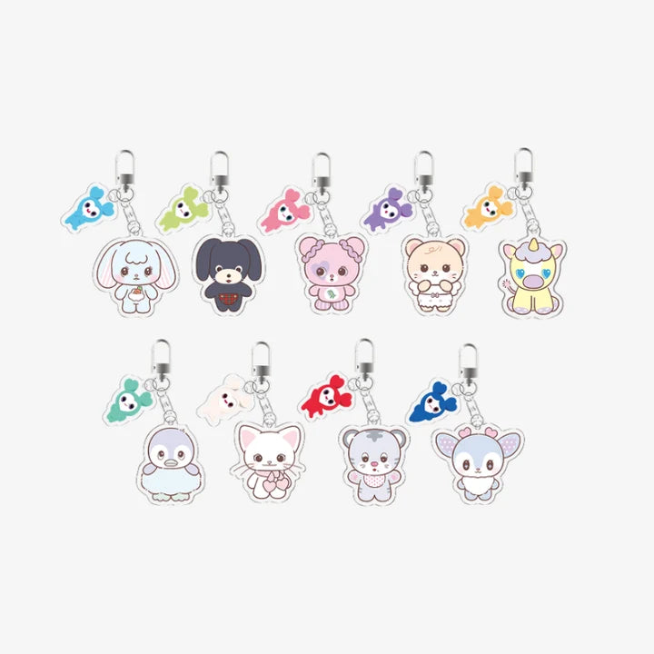 TWICE Secret Acrylic Keyring 11th Anniversary TWICE the THRILL POP UP Official MD - main image