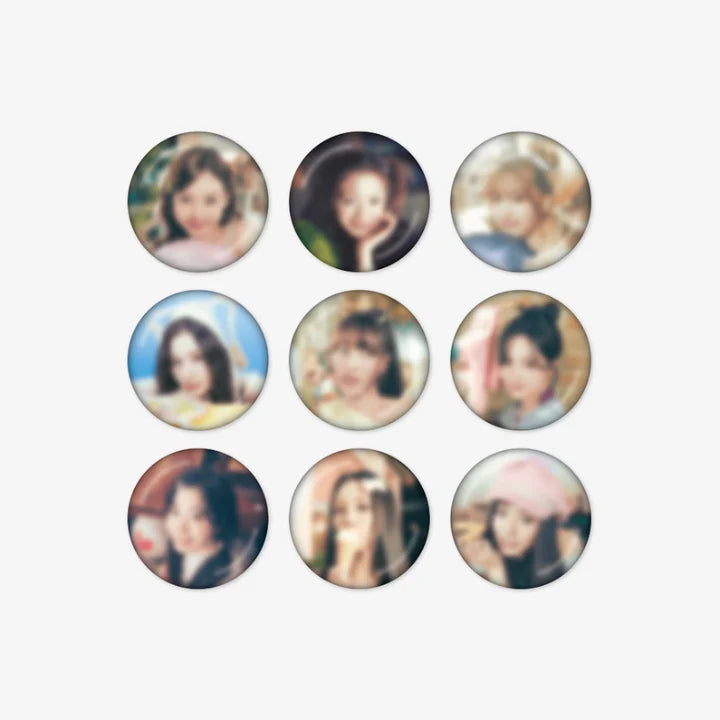 TWICE Secret Can Badge 11th Anniversary TWICE the THRILL POP-UP Official MD - main image
