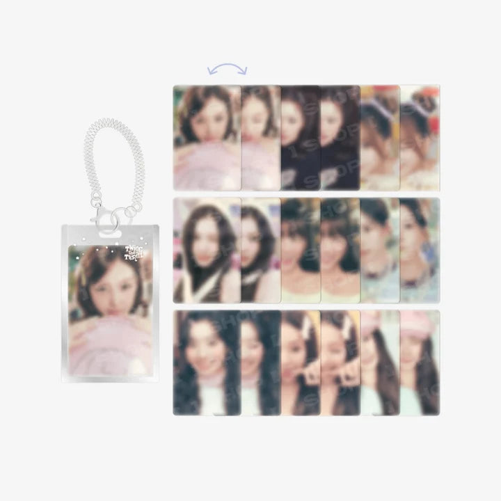 TWICE Secret Lenticular Keyring 11th Anniversary TWICE the THRILL POP UP Official MD - main image