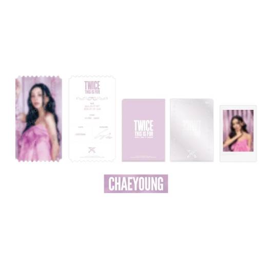 TWICE Special Ticket Set THIS IS FOR World Tour in Incheon Official MD - CHAEYOUNG Version