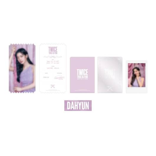 TWICE Special Ticket Set THIS IS FOR World Tour in Incheon Official MD - DAHYUN Version