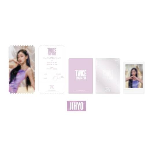TWICE Special Ticket Set THIS IS FOR World Tour in Incheon Official MD - JIHYO Version