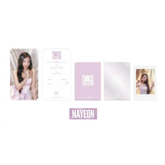 TWICE Special Ticket Set THIS IS FOR World Tour in Incheon Official MD - NAYEON Version