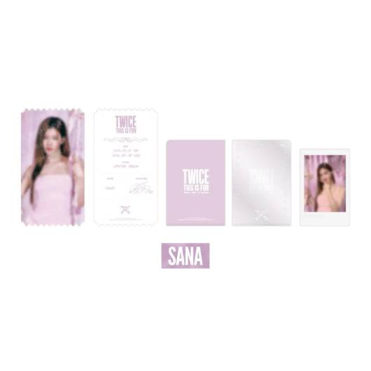 TWICE Special Ticket Set THIS IS FOR World Tour in Incheon Official MD - SANA Version
