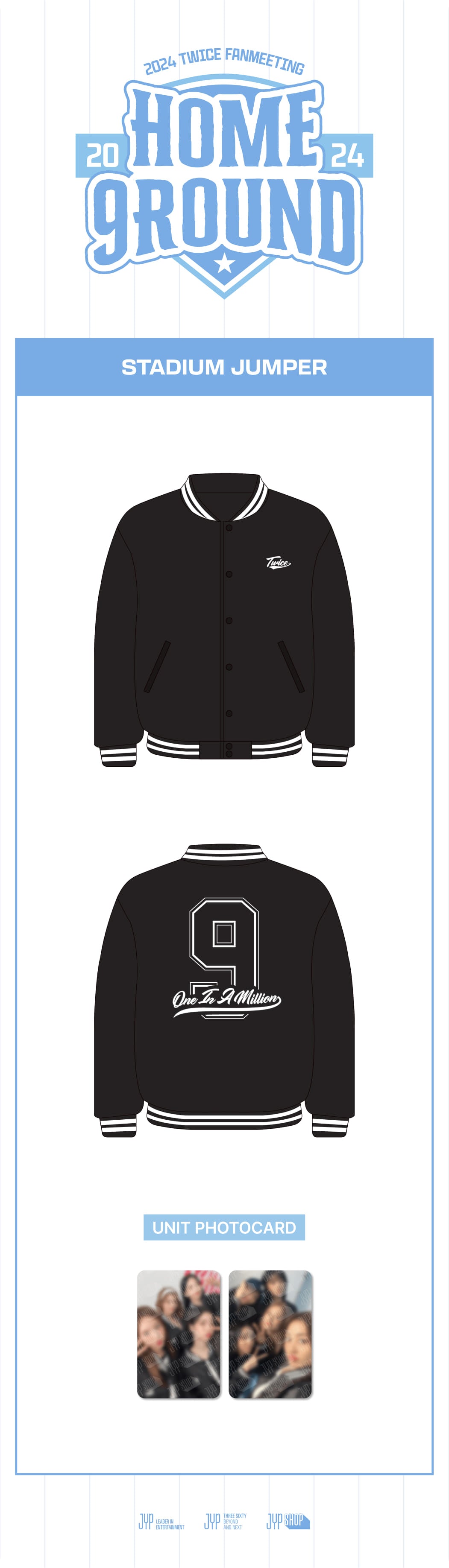 TWICE Stadium Jumper [2024 Fanmeeting 'HOME 9ROUND' Official MD] K