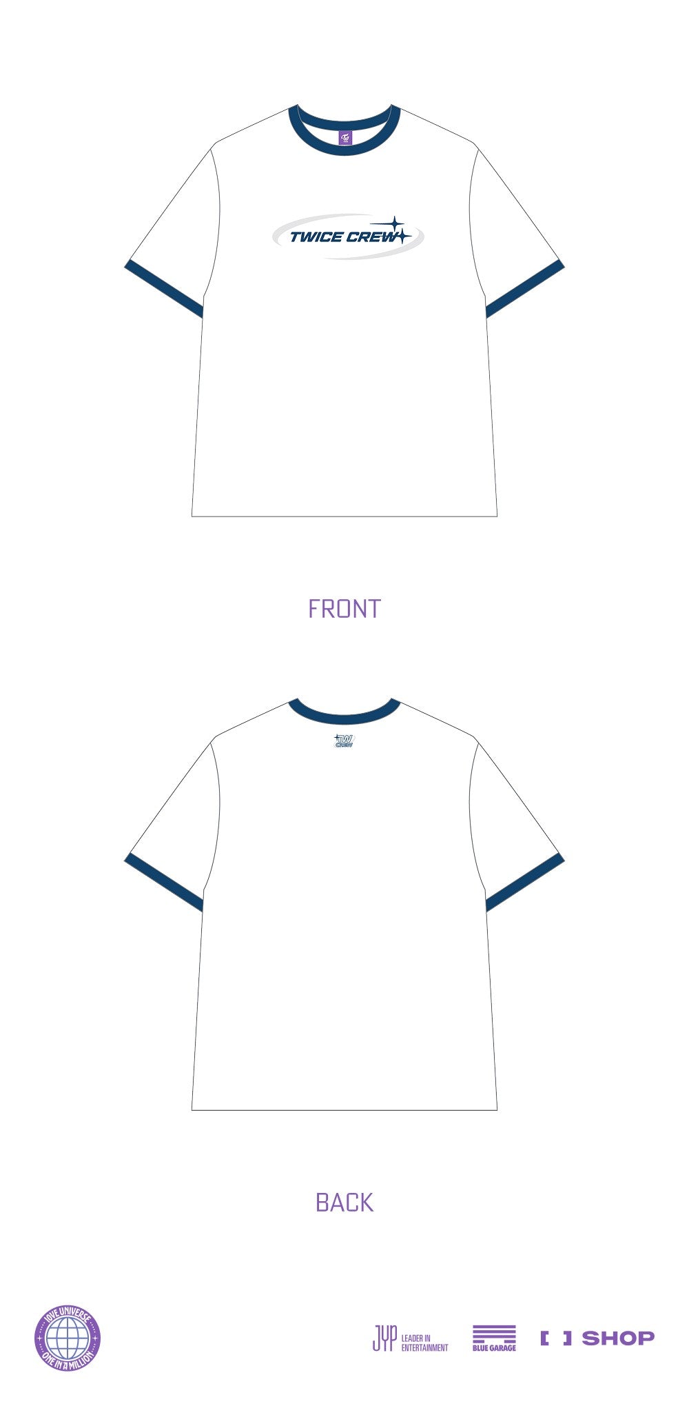 [PRE-ORDER] TWICE - T-Shirt [2025 Fanmeeting '10VE UNIVERSE' Official MD]