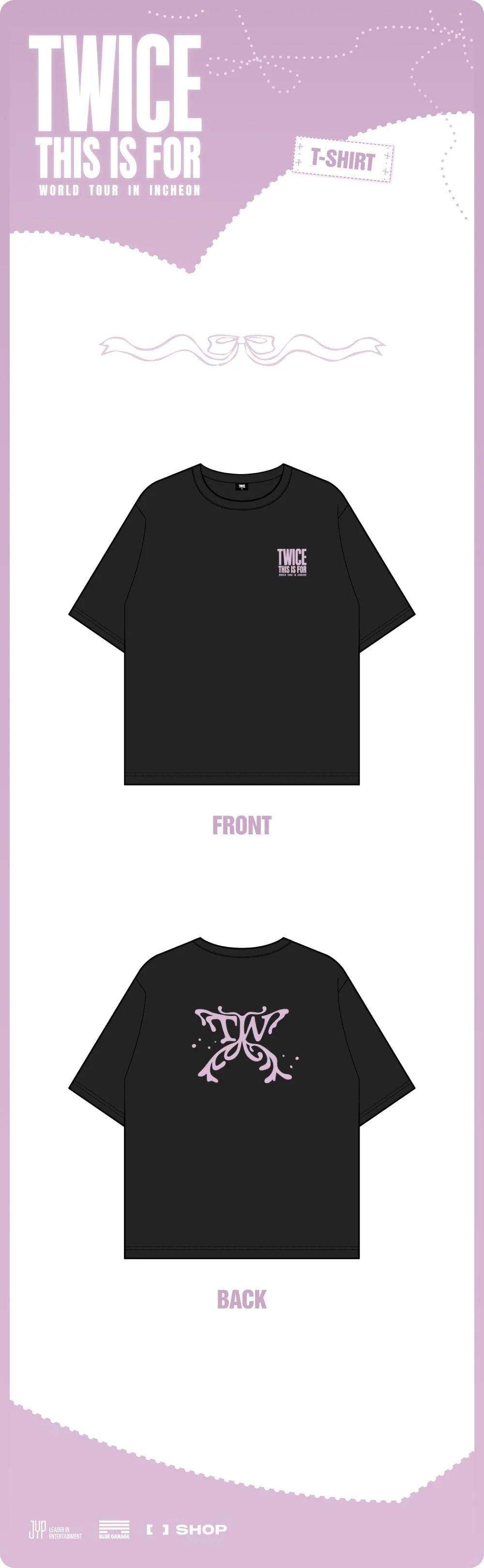 TWICE - T-Shirt ['THIS IS FOR' World Tour in Incheon Official MD