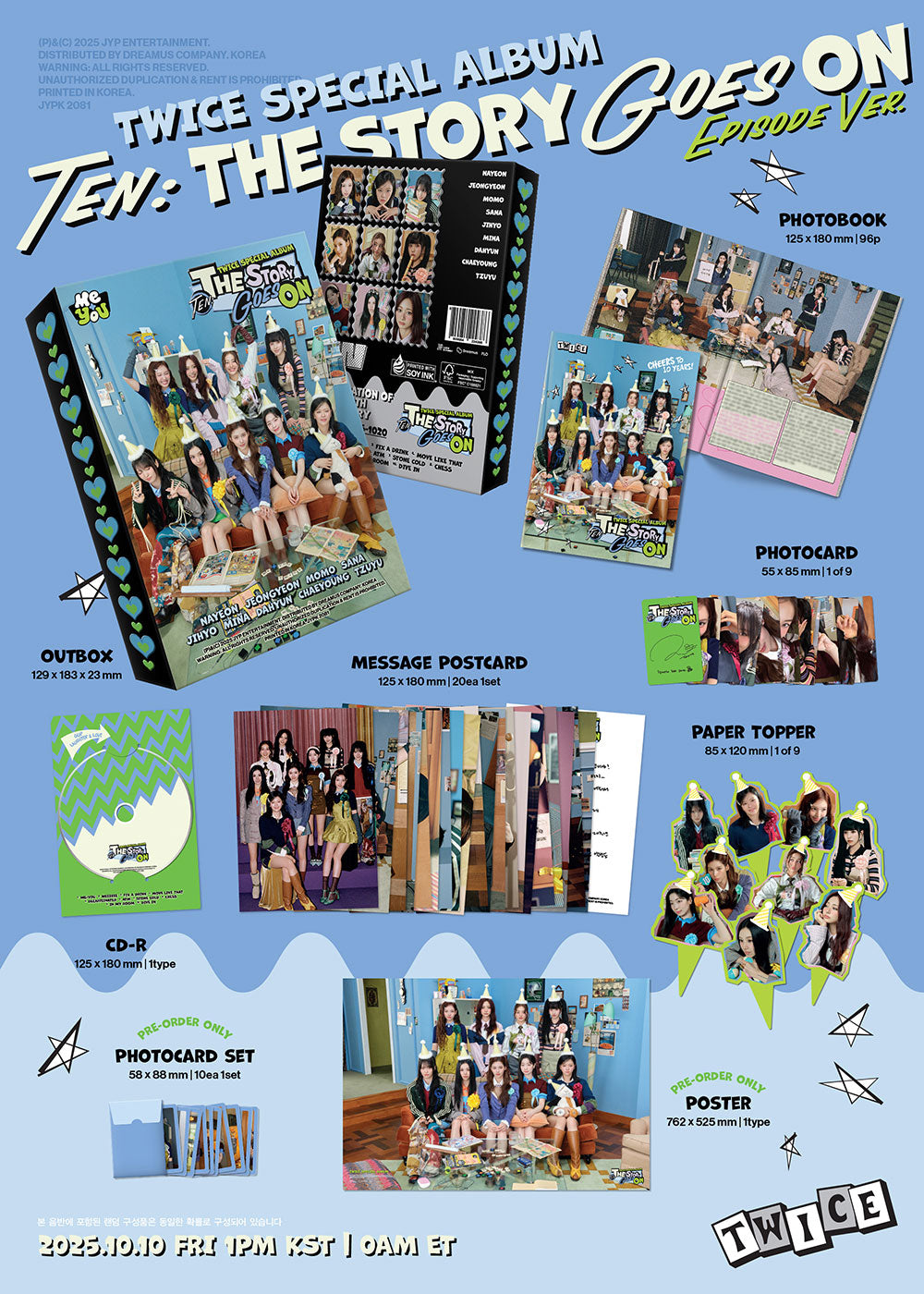 TWICE - TEN: The Story Goes On [4th Special Album - EPISODE Ver.]