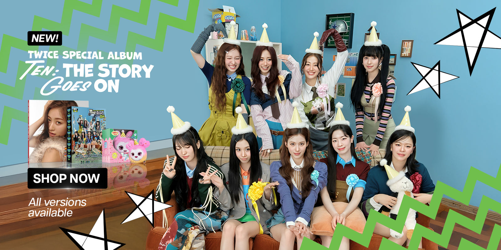 TWICE TEN THE STORY GOES ON Album - Banner
